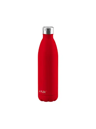 FLSK | Bouteille isotherme - Bouteille thermos 0,75l Blanc | rot